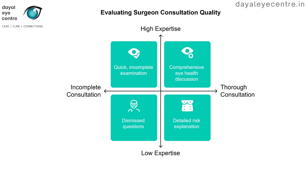 Evaluating surgeon consulting quality