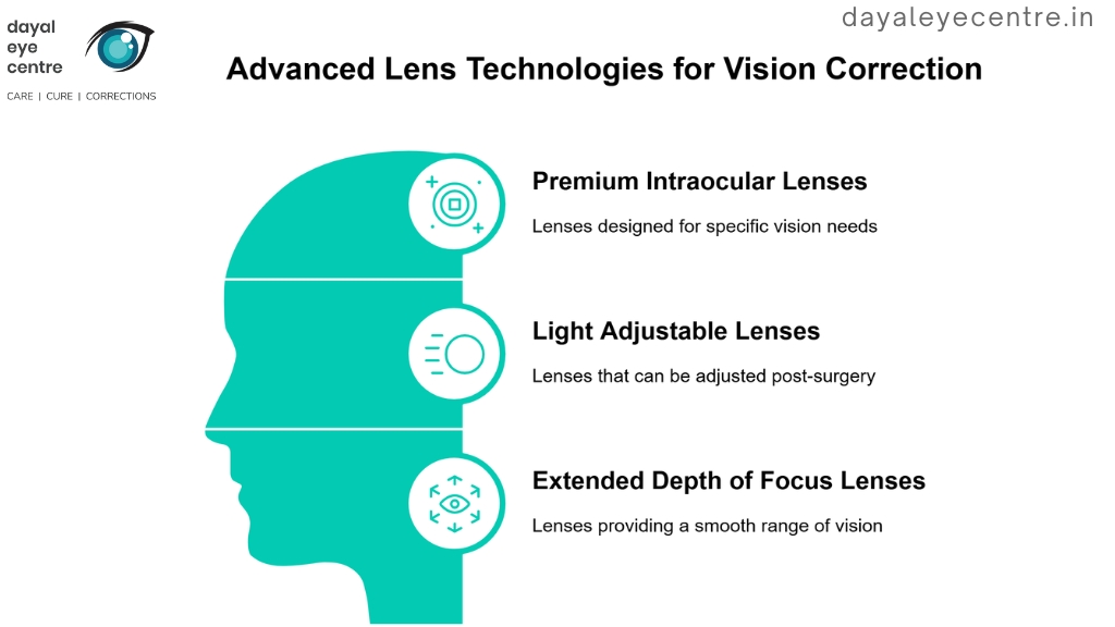 Advanced lens technology for vision correction