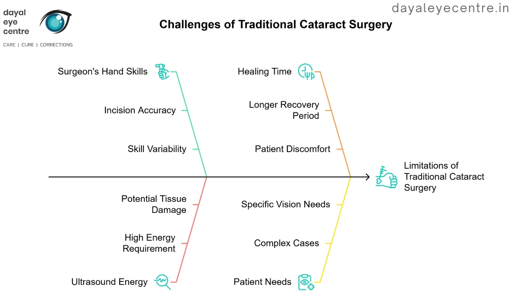challenges of traditional cataract surgery