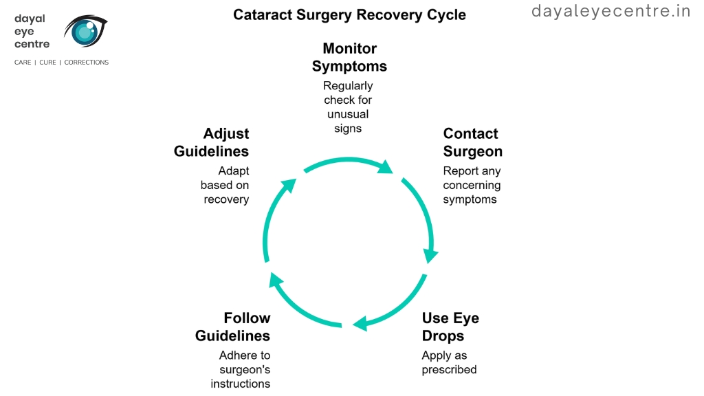 Cataract surgery recovery cycle
