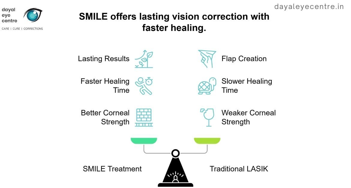 Smile offers lasting vision correction with faster healing
