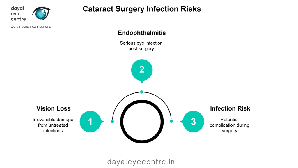 Cataract surgery infection risks