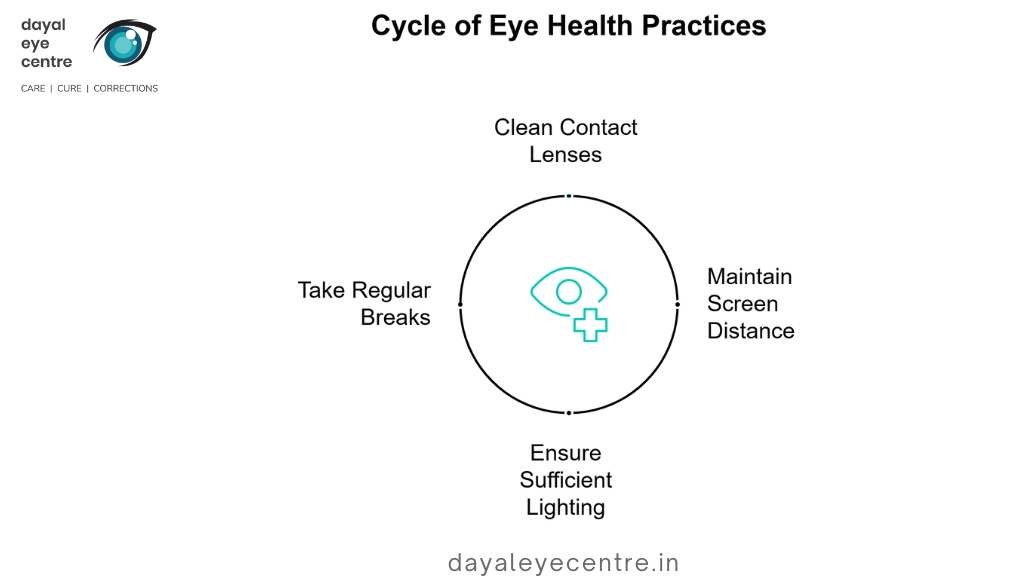 Cycle of eye health practices