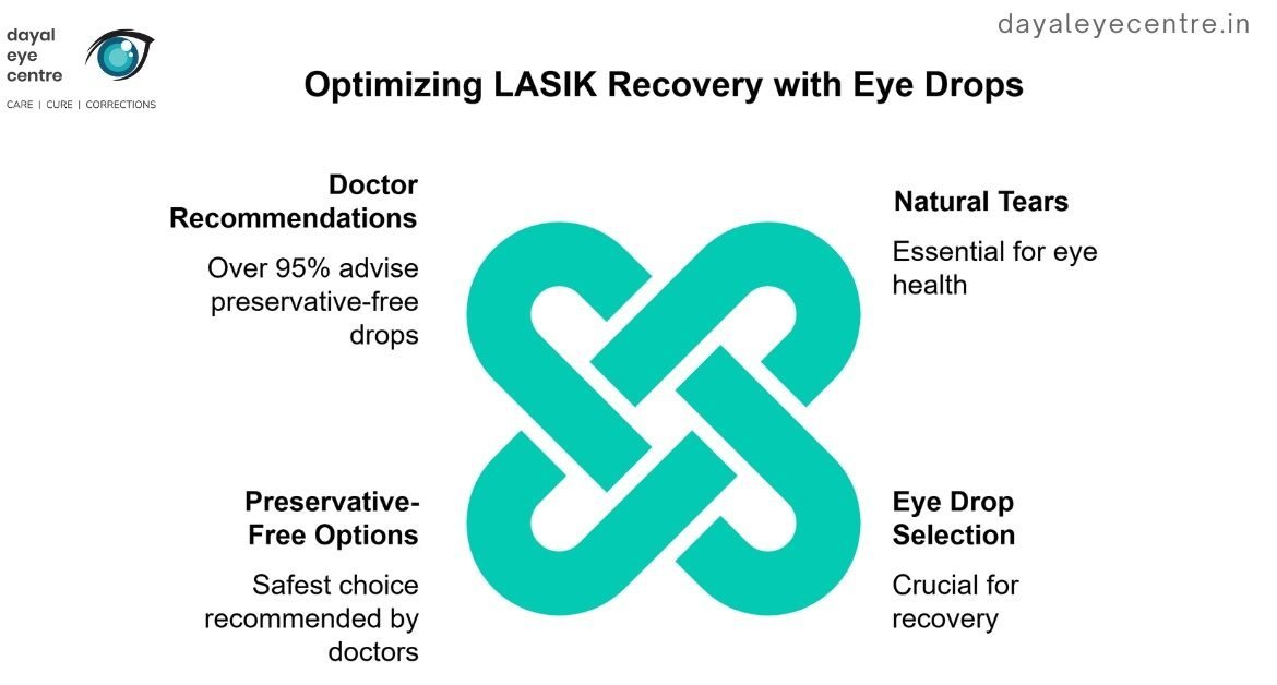 Optimizing lasik recovery with eye drops