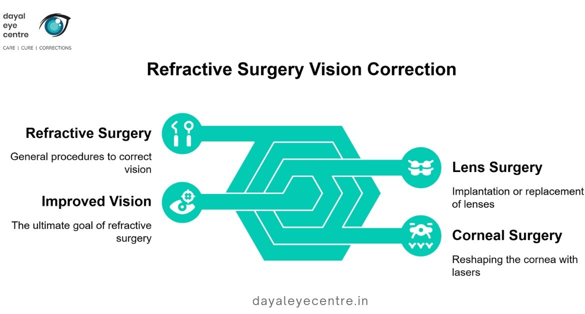 Refractive surgery vision correction