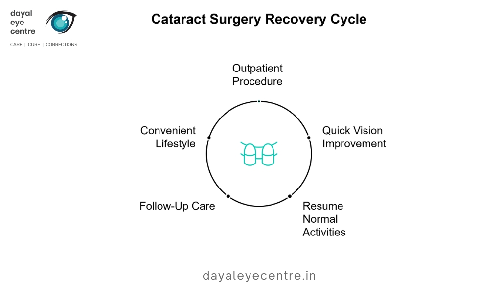 Cataract surgery recovery cycle