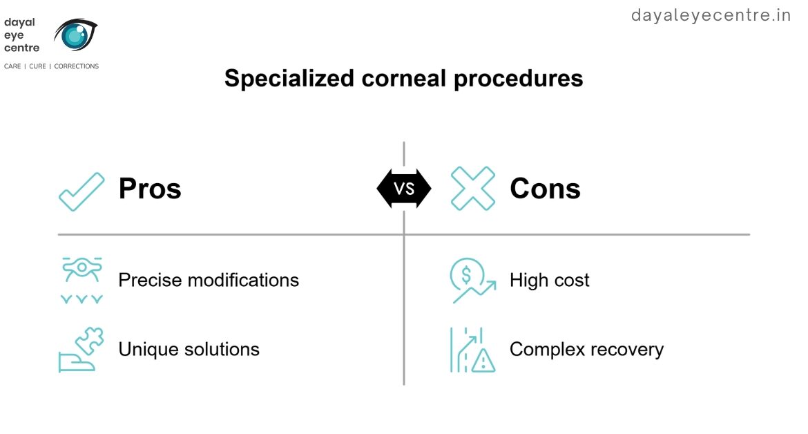Specialized corneal procedure