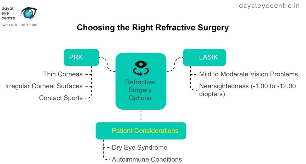 Choosing the right refractive surgery