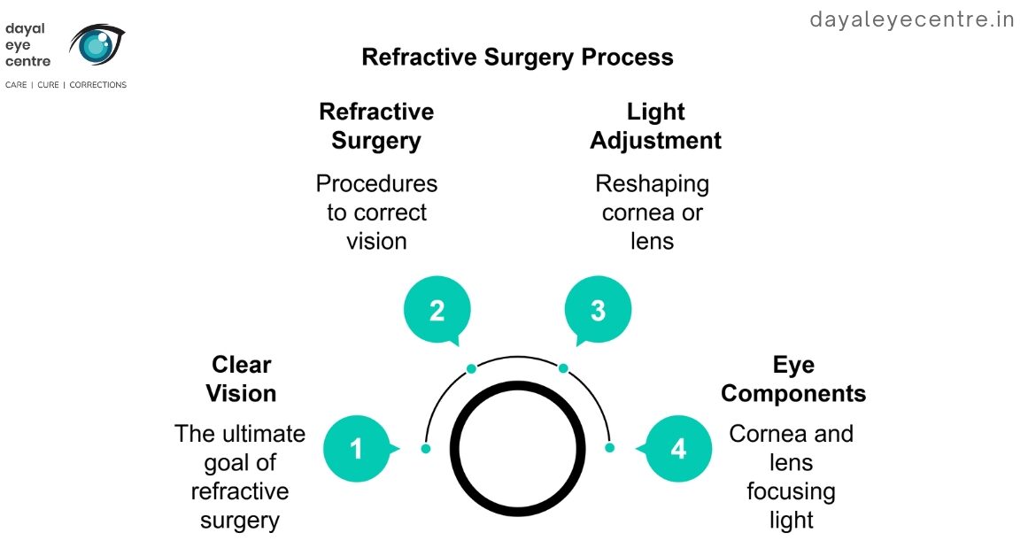 Refractive surgery process