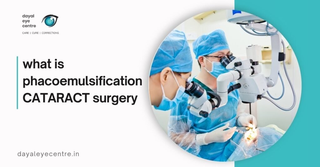 What is Phacoemulsification Cataract Surgery? Procedure & Benefits