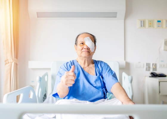 Cataract Surgery patient