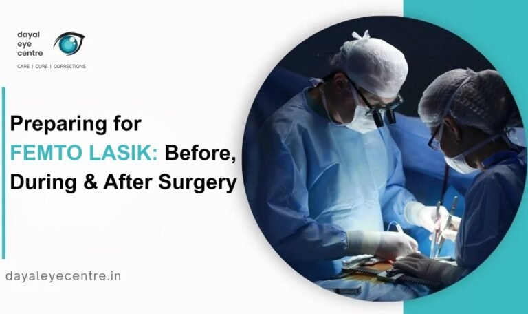 Femto LASIK Before, During & After Surgery preparation