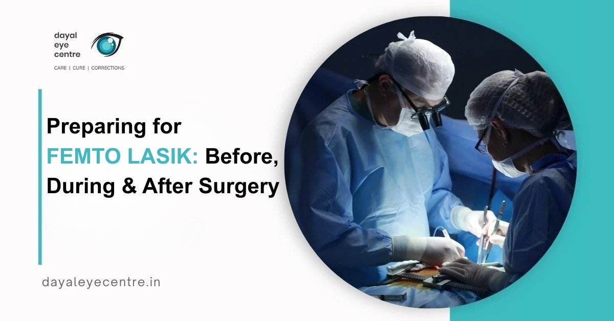 Femto LASIK Before, During & After Surgery preparation