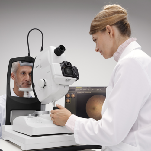 Canon CX-1 digital retinal camera at Dayal Eye Centre