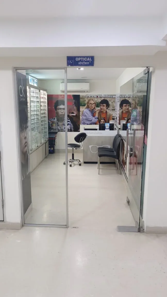 The optical store at Dayal Eye Centre